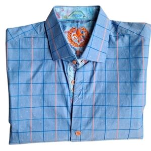 Au‎ Noir Short Sleeve Button Down Shirt Size 3 (Medium)